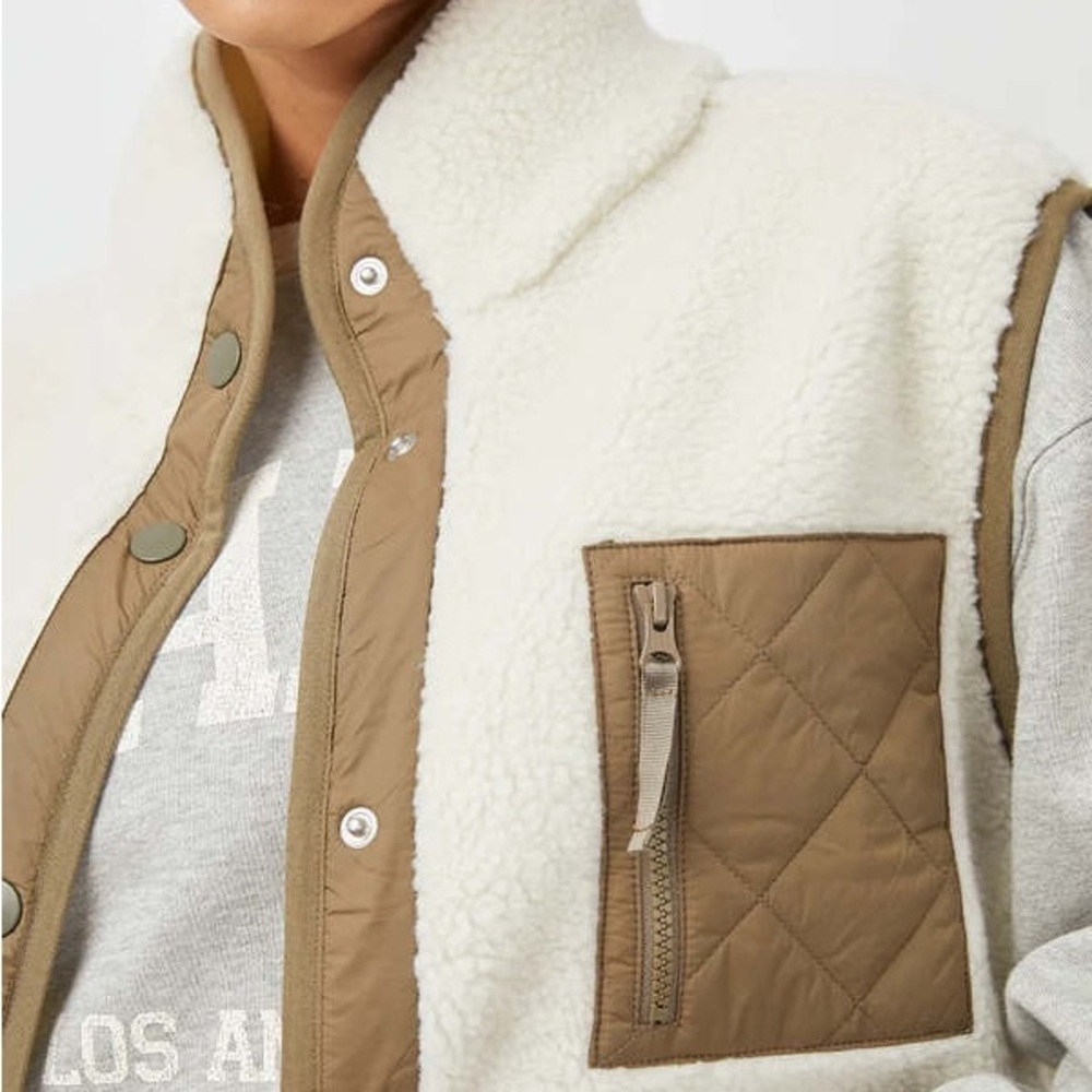 Rails Sherpa Fleece Pryanka Vest Sz XS - Picture 4 of 14